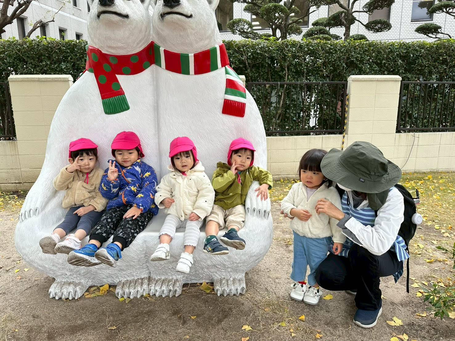 博多防寒で公園